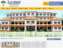 Tablet Screenshot of lemerschool.in